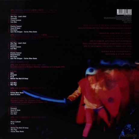 Black Sabbath: Paranoid (50th Anniversary Edition) [5xWinyl]