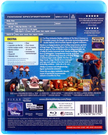 Brave (Merida Waleczna) (Disney) [Blu-Ray]