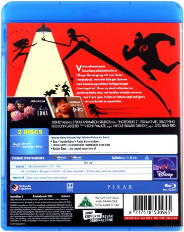 Incredibles 2 (Iniemamocni 2) (Disney) [Blu-Ray]