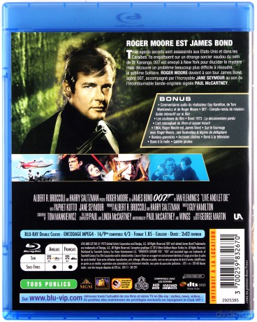 007 James Bond Live and Let Die (Żyj i pozwól umrzeć) [Blu-Ray]