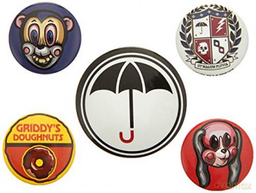 The Umbrella Academy Super 5 Zestaw przypinek