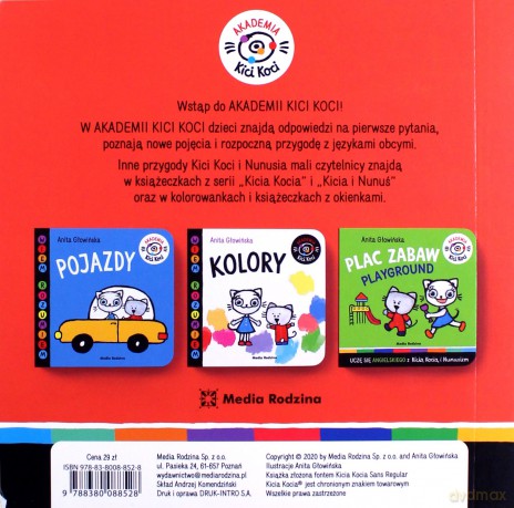 Akademia Kicia Koci. Plac zabaw - Anita Głowińska [KSIĄŻKA]
