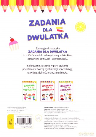 Akademia malucha. Zadania dla dwulatka [KSIĄŻKA]
