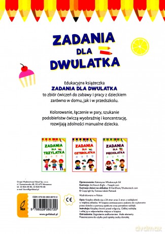 Akademia malucha. Zadania dla dwulatka [KSIĄŻKA]