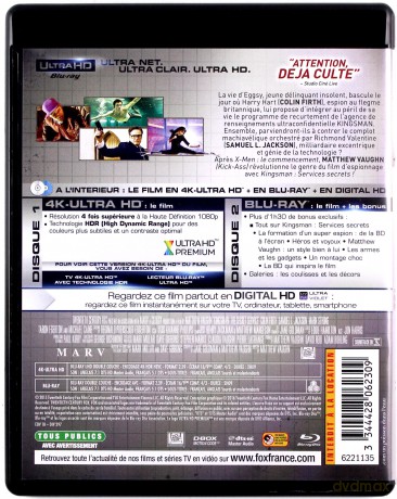 Kingsman: The Secret Service (Kingsman: Tajne służby) [Blu-Ray 4K]+[Blu-Ray]