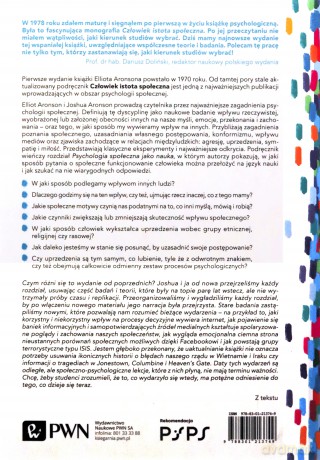 Człowiek istota społeczna. Wydanie nowe - Elliot Aronson, Joshua Aronson [KSIĄŻKA]
