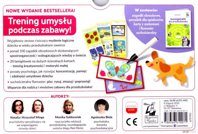 Kapitan Nauka. Łamigłówki dla przedszkolaka [KSIĄŻKA]