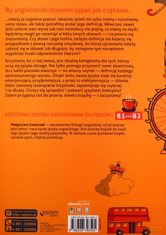 Krzyżówki angielskie poziom B1- B2 - Małgorzata Szewczak [KSIĄŻKA]