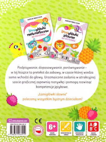 Książeczka mądrego dziecka. Łamigłówki słowne dla bystrzaków [KSIĄŻKA]