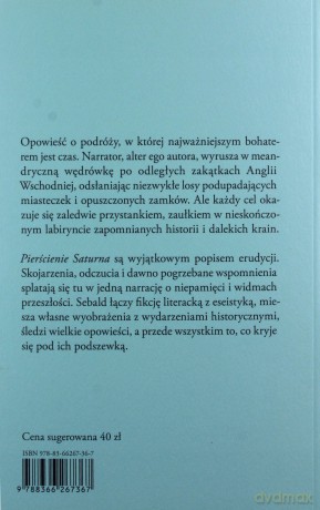 Pierścienie Saturna. Angielska pielgrzymka - W.G. Sebald [KSIĄŻKA]