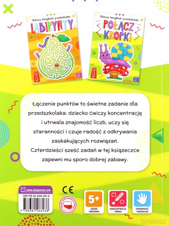Połącz kropki. Ulubione łamigłówki przedszkolaka od 5 lat [KSIĄŻKA]