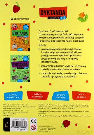 Szkoła na szóstkę. Dyktanda na ó/u [KSIĄŻKA]