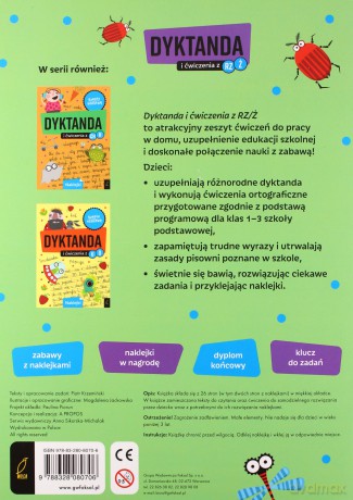 Szkoła na szóstkę. Dyktanda na rz/ż [KSIĄŻKA]