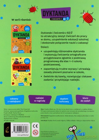Szkoła na szóstkę. Dyktanda na rz/ż [KSIĄŻKA]