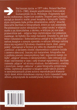 Światło obrazu. Uwagi o fotografii - Roland Barthes [KSIĄŻKA]