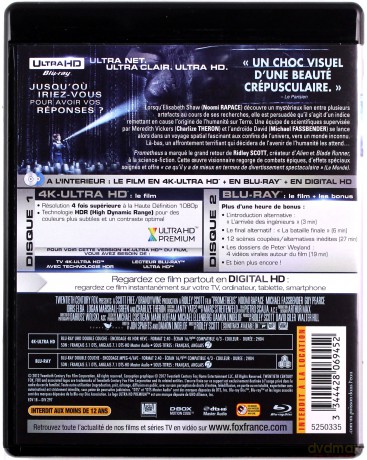 Prometheus (Prometeusz) [Blu-Ray 4K]+[Blu-Ray]