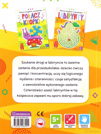 Ulubione łamigłówki przedszkolaka. Labirynty od 5 lat [KSIĄŻKA]