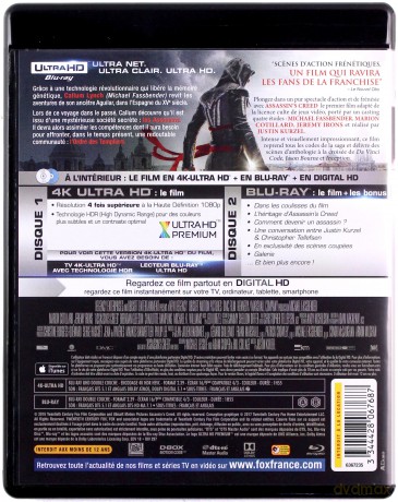Assassin's Creed [Blu-Ray 4K]+[Blu-Ray]