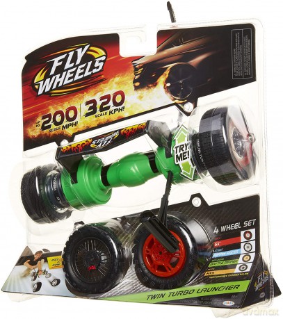 Fly Wheels cztery opony + turbo wyrzutnia latające opony