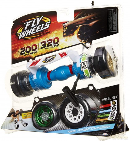 Fly Wheels cztery opony + turbo wyrzutnia latające opony