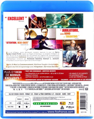 Kingsman: The Secret Service (Kingsman: Tajne służby) [Blu-Ray]