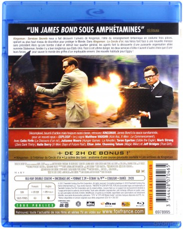 Kingsman: The Golden Circle (Kingsman: Złoty krąg) [Blu-Ray]