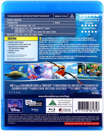 Finding Nemo (Gdzie jest Nemo?) (Disney) [Blu-Ray]