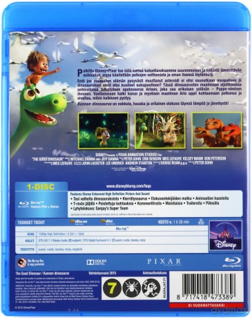 The Good Dinosaur (Dobry dinozaur) (Disney) [Blu-Ray]