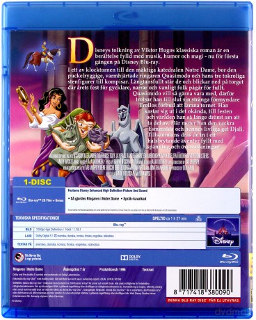 The Hunchback of Notre Dame (Dzwonnik z Notre Dame) (Disney) [Blu-Ray]