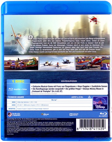 Planes (Samoloty) (Disney) [Blu-Ray]