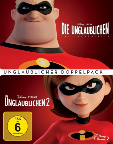 The Incredibles 1-2 (Iniemamocni 1-2) (Disney) [2xBlu-Ray]