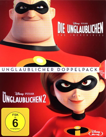 The Incredibles 1-2 (Iniemamocni 1-2) (Disney) [2xBlu-Ray]