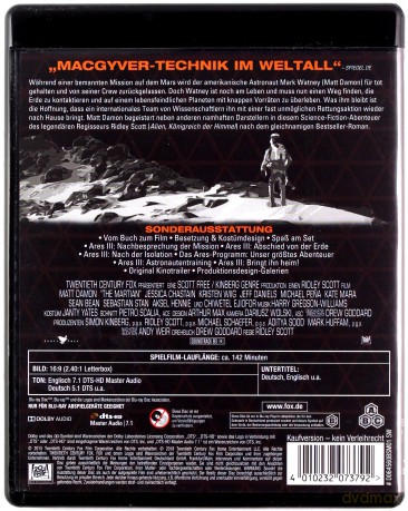 The Martian (Marsjanin) [Blu-Ray]