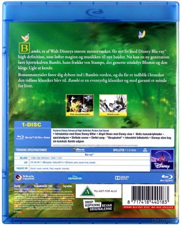 Bambi (Disney) [Blu-Ray]