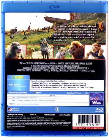 The Lion King (Król Lew) (Disney) [Blu-Ray]