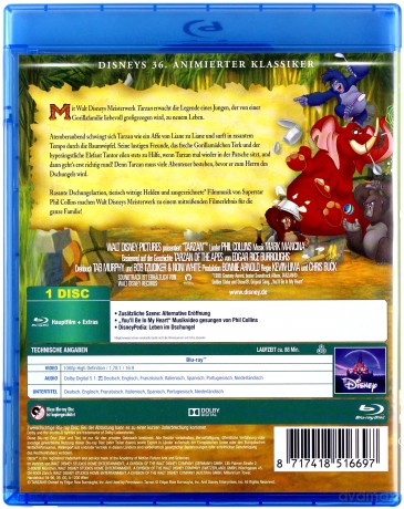 Tarzan  (Disney) [Blu-Ray]