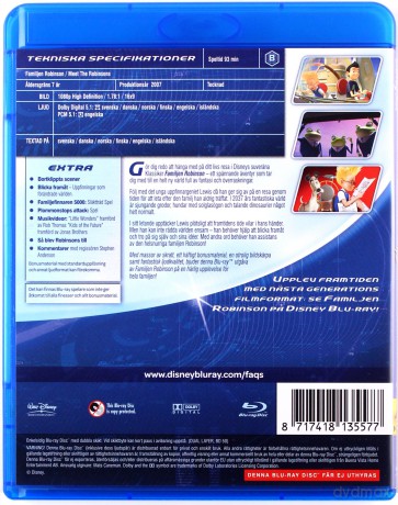 Meet the Robinsons (Rodzinka Robinsonów) (Disney) [Blu-Ray]