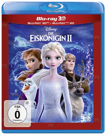 Frozen II (Kraina lodu II) (Disney) [Blu-Ray 3D]+[Blu-Ray]