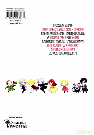 Odrodzona jako czarny charakter w grze otome (Tom 2) [KOMIKS]