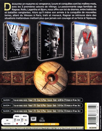 Vikings Season 1-3 (Wikingowie) [BOX] [9xBlu-Ray]