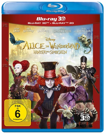 Alice Through the Looking Glass (Alicja po drugiej stronie lustra) [Blu-Ray 3D]+[Blu-Ray]