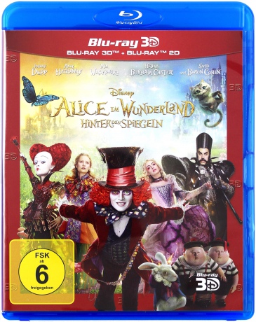 Alice Through the Looking Glass (Alicja po drugiej stronie lustra) [Blu-Ray 3D]+[Blu-Ray]