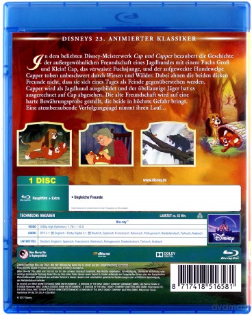 The Fox and the Hound (Lis i Pies) (Disney) [Blu-Ray]