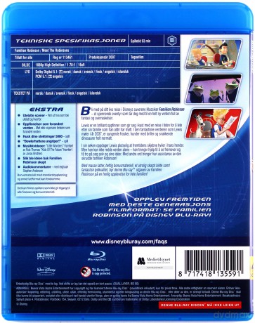 Meet the Robinsons (Rodzinka Robinsonów) (Disney) [Blu-Ray]