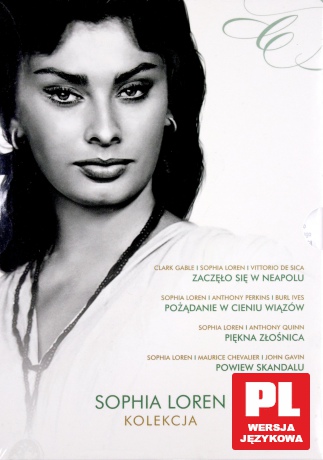 Sophia Loren Kolekcja: Zaczęło się w Neapolu / Pożądanie w cieniu wiązów / Piękna złośnica / Powiew skandalu BOX [4DVD]