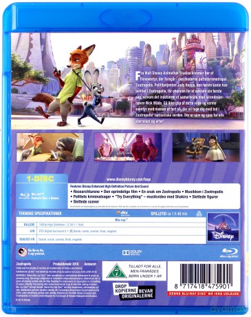 Zootopia (Zwierzogród) (Disney) [Blu-Ray]