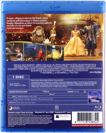 Beauty and the Beast (Piękna i Bestia) (Disney) [Blu-Ray]