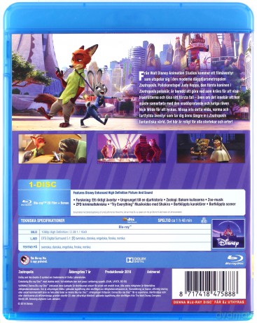 Zootopia (Zwierzogród) (Disney) [Blu-Ray]