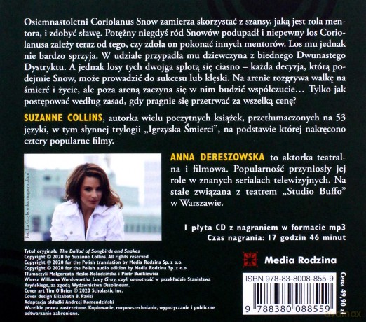 Ballada ptaków i węży - Suzanne Collins [AUDIOBOOK]