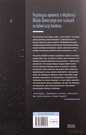 Błękitna kropka. Człowiek i jego przyszłość w kosmosie - Carl Sagan [KSIĄŻKA]